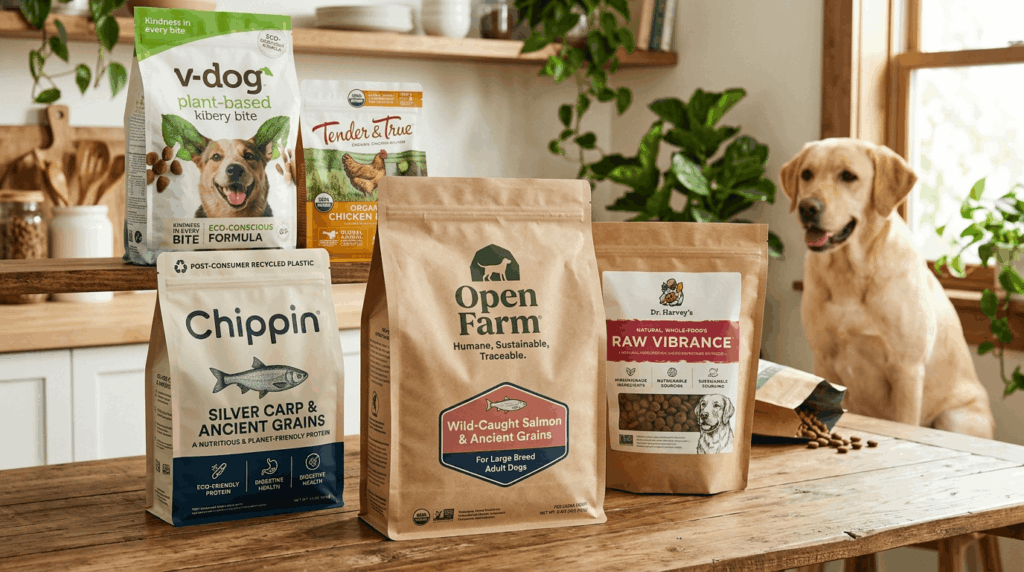 Eco-friendly sustainable dog food brands for labradors